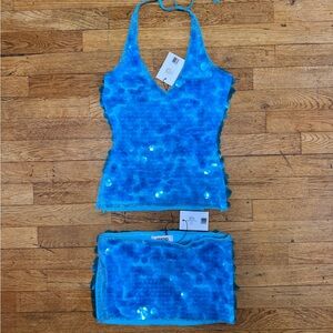 Guizio matching top and skirt